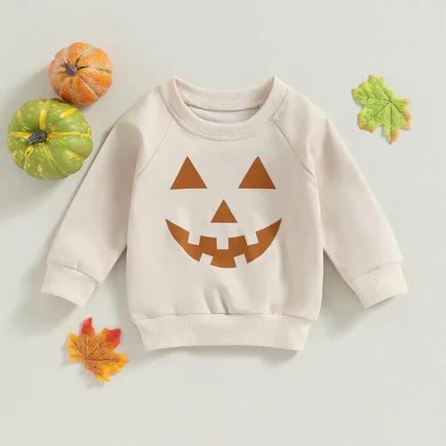Vista 47 de YINGISFITM Sudadera de manga larga con cuello redondo para bebé, niña, niño, Navidad, suéter de manga larga, ropa de otoño
