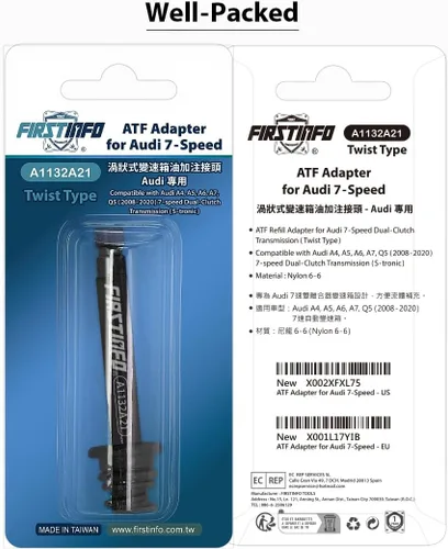 Vista 5 de FIRSTINFO A1132A21 - Adaptador de recarga ATF para líquido de transmisión automática, línea de llenado de llenado, tipo torsión, compatible