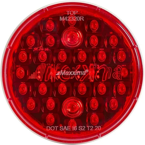 Vista 2 de Maxxima M42320R 32 LED Rojo 4" Luz Redonda de Parada/Cola/Giro