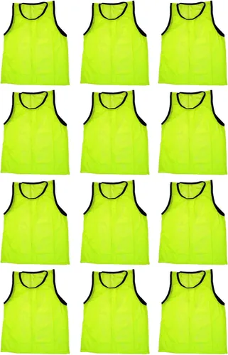 Vista 22 de BlueDot Trading Adult & Youth Scrimmage Training Vests for Soccer, Basketball & More – Available in 1, 6, 12, 24 Packs Naranja
