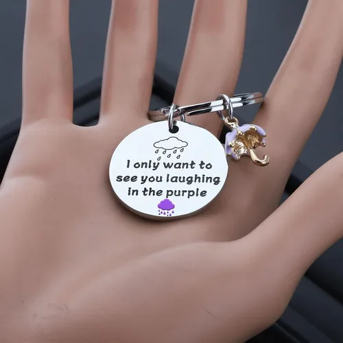 Vista 10 de BLEOUK Singer Keychain Singer Fans Jewelry Music Song Lyrics Inspired Keychain