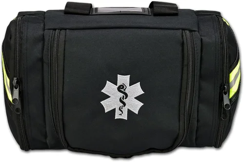 Vista 7 de Lightning X Value Compact Medic First Responder EMS/EMT - Bolsa de trauma con kit de llenado básico A, color negro