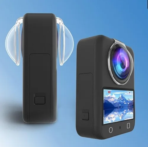 Vista 7 de Coyktonty - Protector de lente y lente para cámara DJI Osmo 360 II/Osmo 360, diseño de cierre a presión, dureza 9H de alta transmisión, resistente