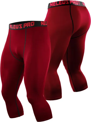 Vista 4 de Neleus - Leggings de compresión para hombre