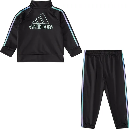 Vista 2 de adidas Conjunto de tricot de 2 piezas con degradado 3s para bebé