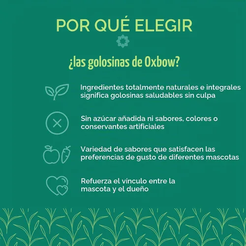 Vista 4 de Oxbow Galletas orgánicas de cebada para conejos, golosinas de conejillo