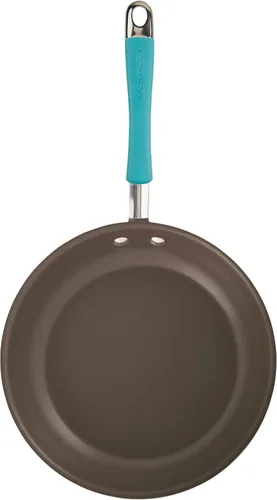Vista 10 de Rachael Ray Cucina - Juego de ollas y sartenes antiadherentes, 10 piezas, color azul agave