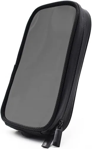 Vista 5 de Bolsa magnética para tanque de combustible para motocicleta, bolsillo con cremallera para teléfono celular