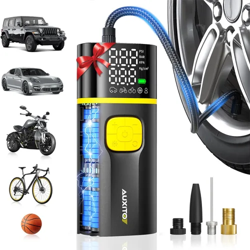 Vista 9 de AUXITO - Compresor de aire portátil resistente de 26000 mAh para camioneta