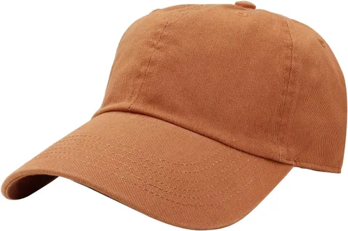 Vista 34 de Gorra de béisbol clásica Falari, sombrero de papá 100% algodón suave, talla ajustable Aguamarina
