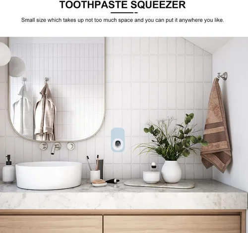 Vista 4 de Exprimidor automático de pasta de dientes para el hogar, tubo rodante, exprimidor de pasta de dientes, exprimidor de pasta de dientes, manos