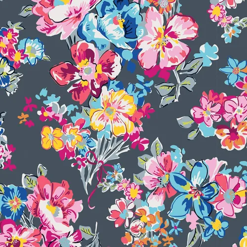 Vista 9 de Vera Bradley - Mochila Campus de algodón para mujer, ramilletes bonitos