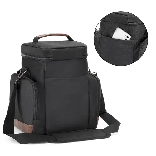 Vista 4 de LoDrid Game Console Carrying Case Compatible with Xbox Series X, Storage Travel Case with Multiple Pockets for Controllers, Cables, Portable Hard