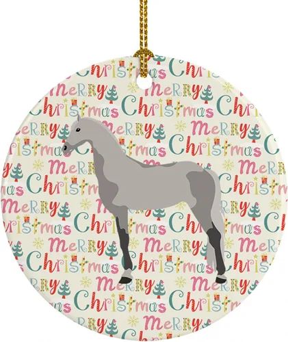Vista 32 de Caroline's Treasures Adorno de cerámica de avestruz común para árbol de Navidad, decoración colgante para el hogar, Navidad, vacaciones, fiesta