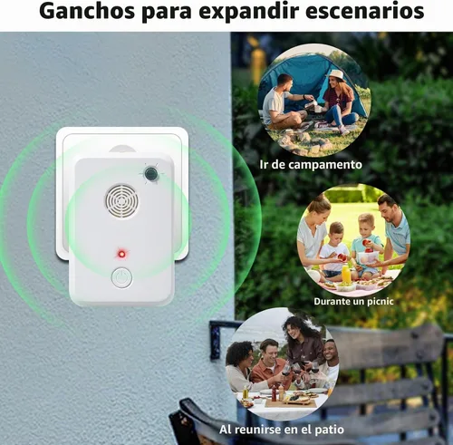 Vista 5 de Dispositivos de disuasión de murciélagos: Plug in Bat Disuasorio para Ático, Exterior e Interior - Sistema de eliminación de murciélagos