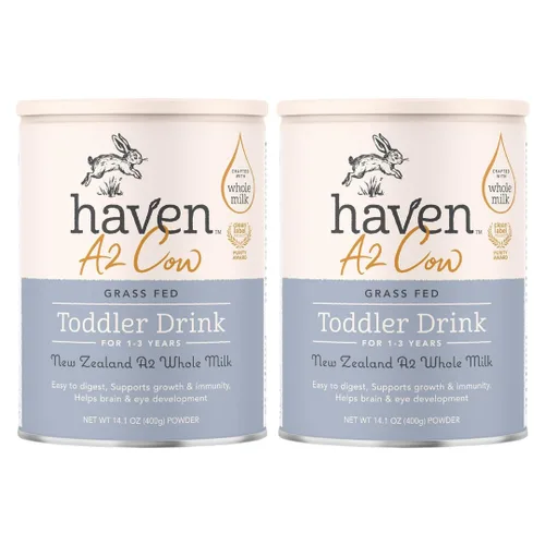Vista 10 de Haven Fórmula A2 Cow para niños pequeños, leche entera, 12+ meses, 14.1