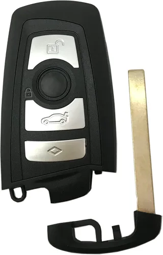 Vista 3 de Funda para llavero inteligente con control remoto para BMW 1 3 4 5 6 7 F Series X3 X5 M2 M5 F10 235ix 320 Funda para llavero (negro)