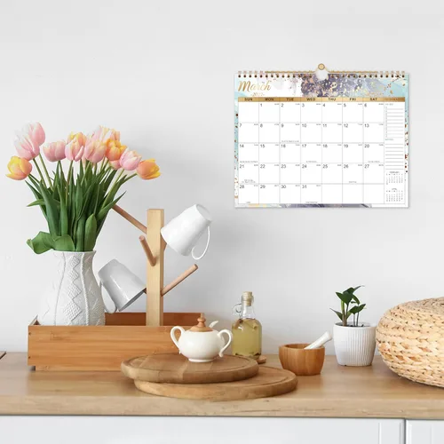 Vista 6 de Calendario 2026-2027 – Calendario de pared 2026-2027, de julio de 2026 a diciembre de 2027, 11 x 8.5 pulgadas, con papel grueso, fechas julianas