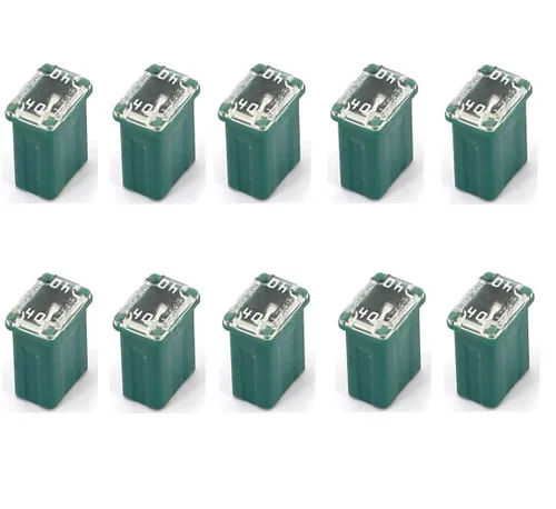 Vista 4 de FMM Mcase - Fusibles micro hembra, paquete de 10 fusibles de 20 amperios para automóviles, camiones, SUV