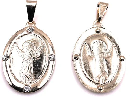 Vista 3 de Divine Child Jesus Pendant Necklace 17.5" Chain