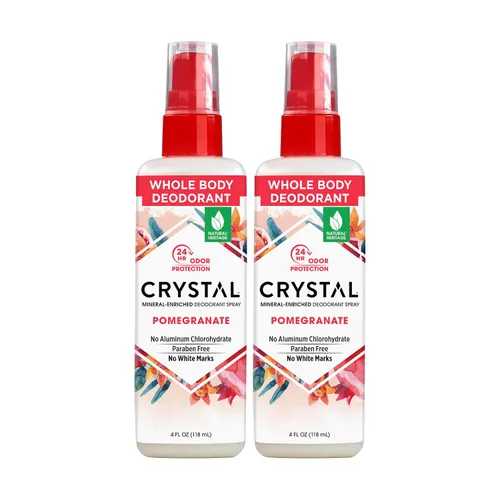 Vista 5 de Desodorante para el cuerpo en aerosol Crystal, sin perfume (4 fl oz)