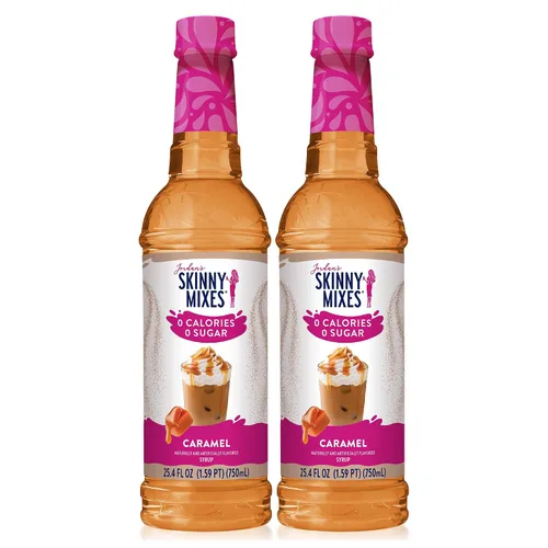 Vista 14 de Jordan's Skinny Gourmet Syrups - Caramelo sin azúcar, 25.4 onzas.