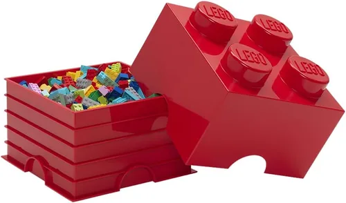 Vista 2 de Room Copenhagen Brick Box, 4, Rojo Brillante