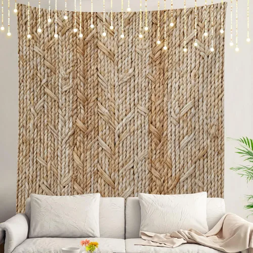 Vista 35 de Shrahala Retro Paint Abstract Tapestry, White Gold Oil Painted Work Rustic Wall Hanging Hd Print Polyester Backdrop For Dorm Room Bedroom 30 X 40 In