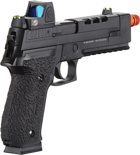 Vista 5 de Vorsk Aluminum Hi-Capa Airsoft VP26X Gas Blowback Pistol w/Red Dot Sight