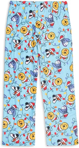 Vista 2 de Disney Winnie The Pooh Santa Hat Christmas Lights - Pantalones de pijama para mujer