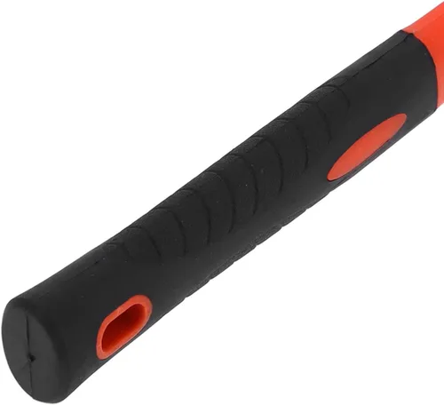 Vista 8 de Martillo de mazo de goma de doble cara de mazo suave de 1.575 in de diámetro con mango de fibra de vidrio suave de 10.4 pulgadas para construcción