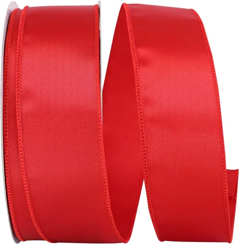 Vista 57 de Reliant Ribbon 92575W-974-09F Cinta de satén con borde con cable, 1-1/2 pulgadas x 10 yardas, oro antiguo