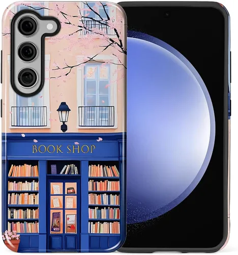 Vista 96 de Funda compatible con Samsung Galaxy S23, funda híbrida de protección rígida de 2 capas, a prueba de golpes, funda protectora resistente para Lata