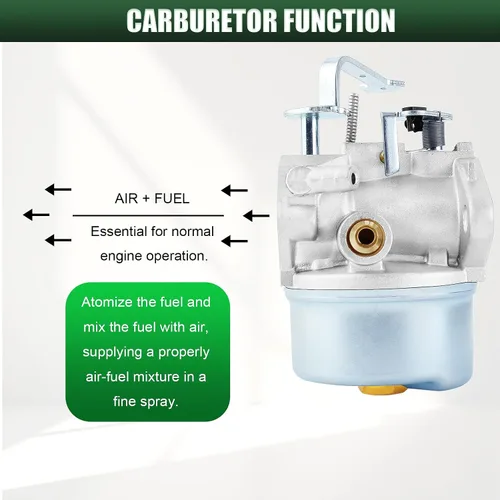 Vista 7 de Carburador compatible con Tecumseh 640260 640260A 640260B 640269 632689 HM80 HM85 HM90 HM100 LH318XA LH358XA LH358EA 8HP-9HP 10HP Colon Eman