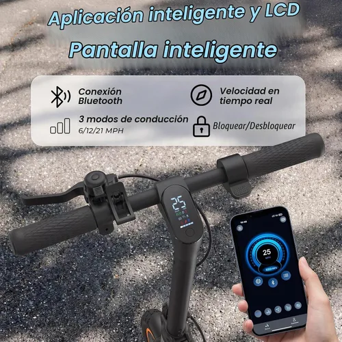 Vista 5 de Patinetes eléctricos – Scooter eléctrico para Audlts, motor