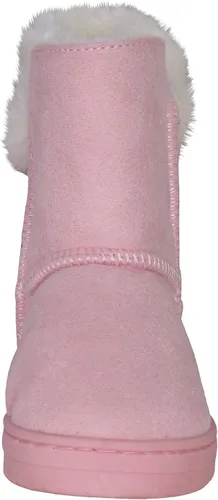 Vista 3 de bebe Botas de invierno para niñas, botas de piel sintética (bebéniño pequeñoniño grande), Negro