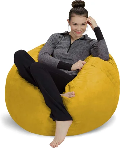Vista 11 de [Usado] Sofa Sack Funda para Silla Puff Solo la Funda, para Adultos y Niños, Sin Relleno, Cómoda y Esponjosa, Funda de Repuesto para Silla Puff