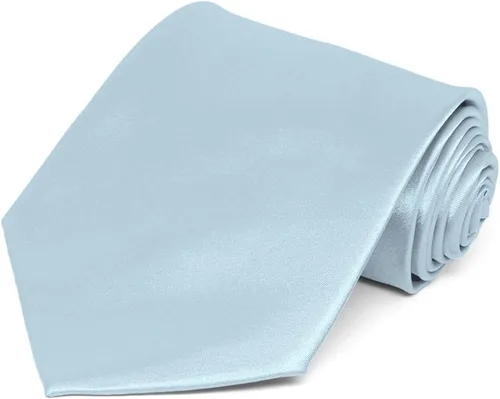 Vista 527 de tiemart Corbata de color sólido para hombre Longitud estándar