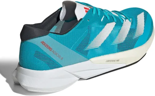 Vista 5 de adidas Adizero Adios 8 CianBlancoRojo Brillante 14 D (M), Cian LucidoBlancoRojo Brillante