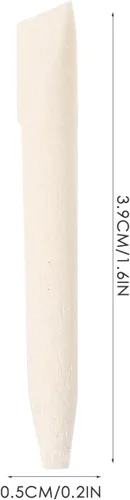 Vista 7 de VICASKY 50 puntas de repuesto para rotuladores de pintura, puntas de repuesto para rotuladores, rotuladores permanentes, blanco, 1.6 x 0.2 in
