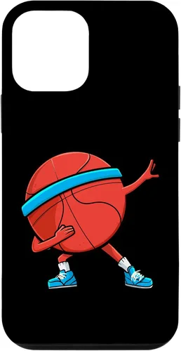 Vista 12 de iPhone 14 dabbing pelota de baloncesto divertido niños hombres mujeres deportes jugador caso