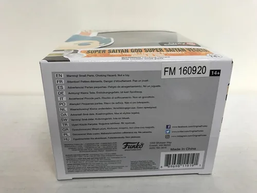 Vista 5 de Exclusivo Súper Saiyan Dios Vegeta de Funko POP Gamestop.