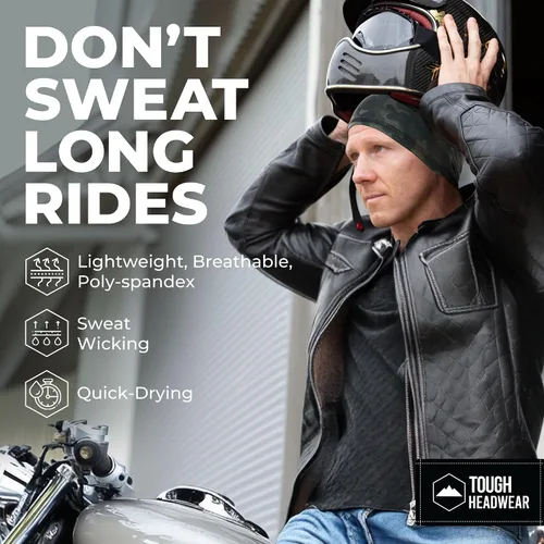 Vista 28 de Forro de casco de refrigeración para hombre, gorra de cráneo de ciclismo, forro de casco de motocicleta