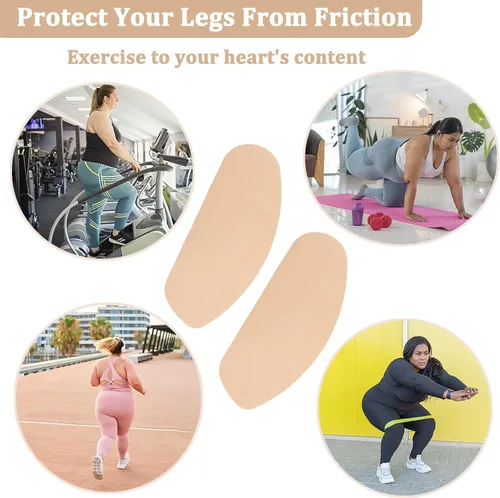 Vista 5 de Cinta de levantamiento de muslos, parche de fricción para prevención interior de muslos, cinta antirozaduras para la piel del muslo, parche adhesivo