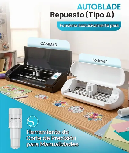Vista 2 de Silhouette SILHBLADEAUTO Cameo 3 - Paquete de 2 cuchillas de repuesto automáticas