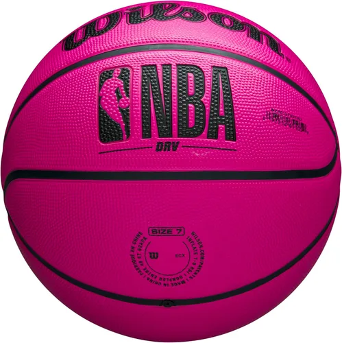 Vista 6 de Wilson NBA DRV Balón de baloncesto para exteriores con bomba - Rosa, Talla 7-29.5