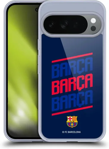 Vista 34 de Head Case Designs Funda de gel con licencia oficial del FC Barcelona Barca Crest Graphics [protección de grado militar] compatible con Google Pixel 3