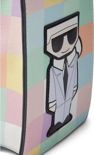 Vista 4 de Karl Lagerfeld Paris Maybelle Crossbody Blush Combo Talla única, Sonrosado Combo