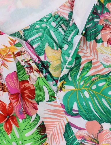 Vista 280 de Vestido de verano para niña, de algodón, con diseño floral