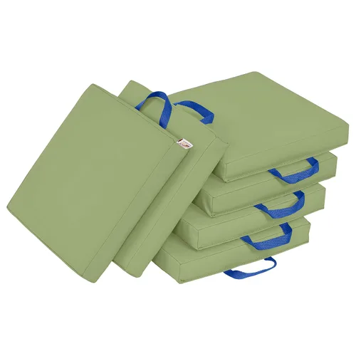 Vista 20 de ECR4Kids SoftZone - Cojines de suelo, cuadrados, asientos flexibles, surtidos, 6 piezas